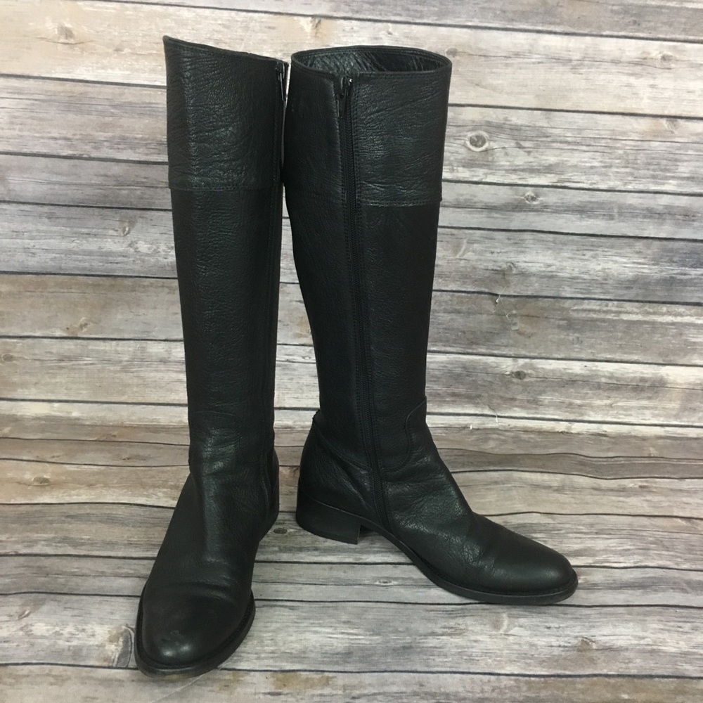 Studio Pollini Black Riding Boot - Picture 3 of 8